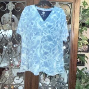 Healing Hands Light Blue Women's Blouse